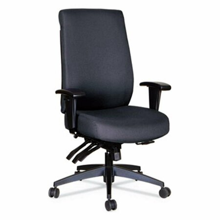 FINE-LINE Wrigley Series 24 by 7 High Performance High-Back Multifunction Task Chair, Black FI1621105